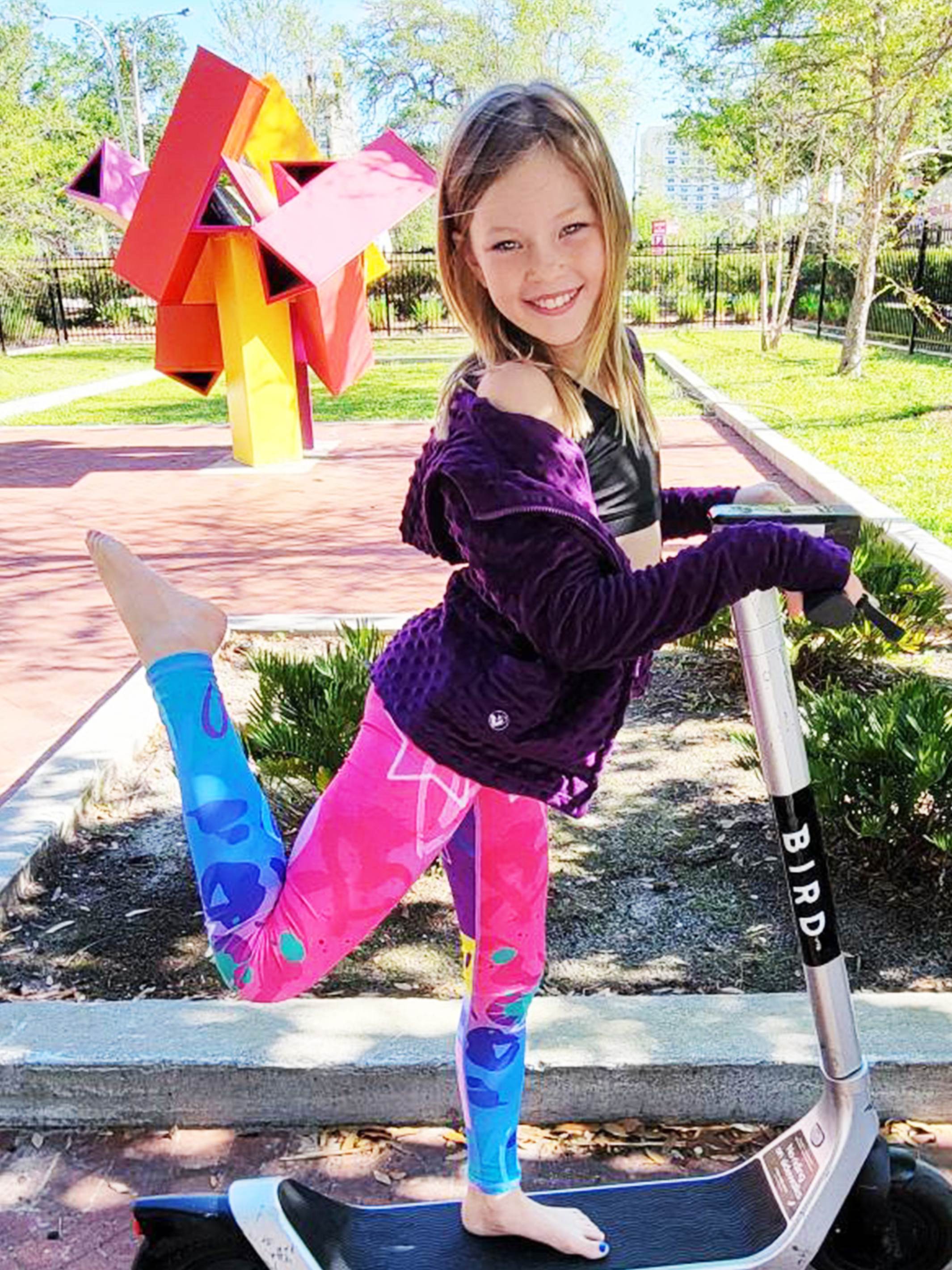 GIRLS HIGH-RISE ACTIVE LEGGINGS - SOPHIE | Limeapple
