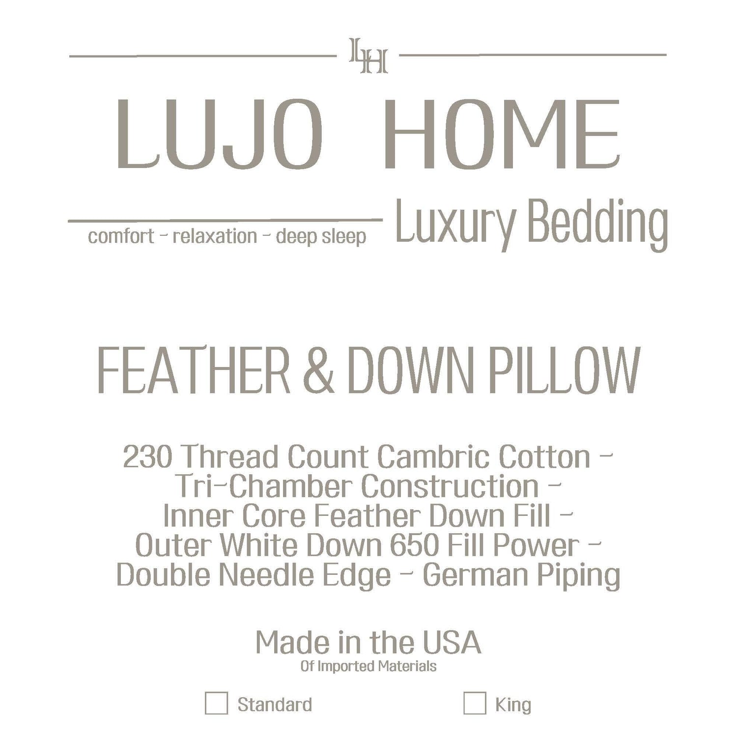Hotel Chamber Pillow – Dual Core Support – Luxurious Comfort