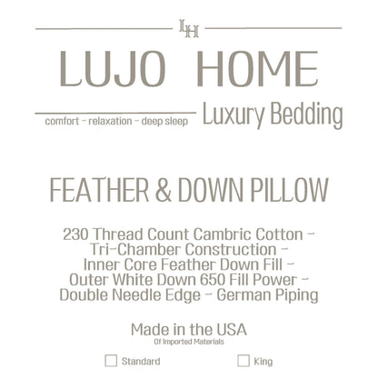 Hotel Chamber Pillow – Dual Core Support – Luxurious Comfort