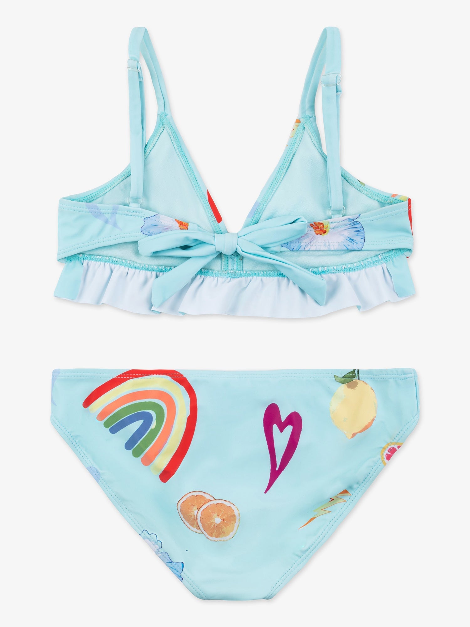 ELOUISE- Girls Rainbow Print Bikini