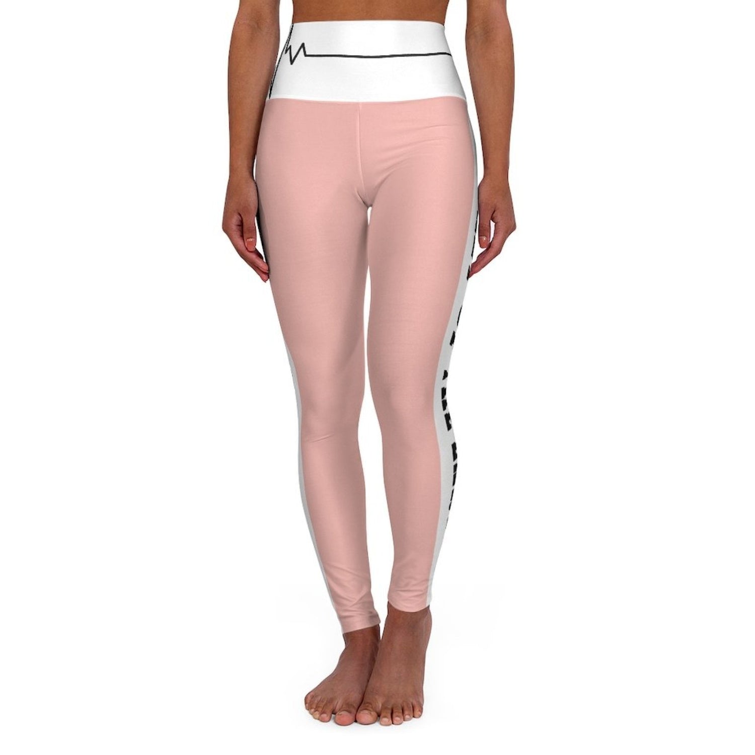 High Waisted Yoga Leggings, Peach Style Salt Of The Earth Matthew 5:13