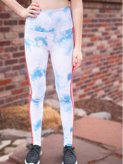 GIRLS HIGH-RISE ACTIVE LEGGINGS - LENNY| Limeapple